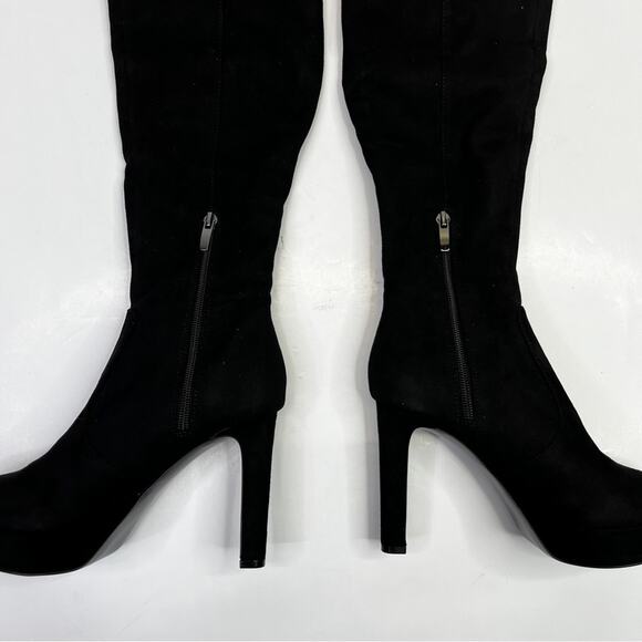 Nine West Gotcha over the knee boots black - 5 - Picture 6 of 11